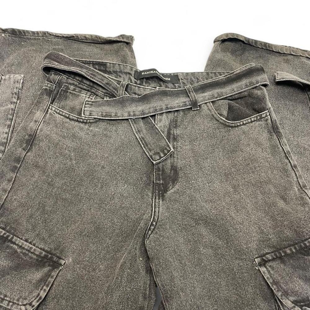 Kanikama gray cargo jeans with